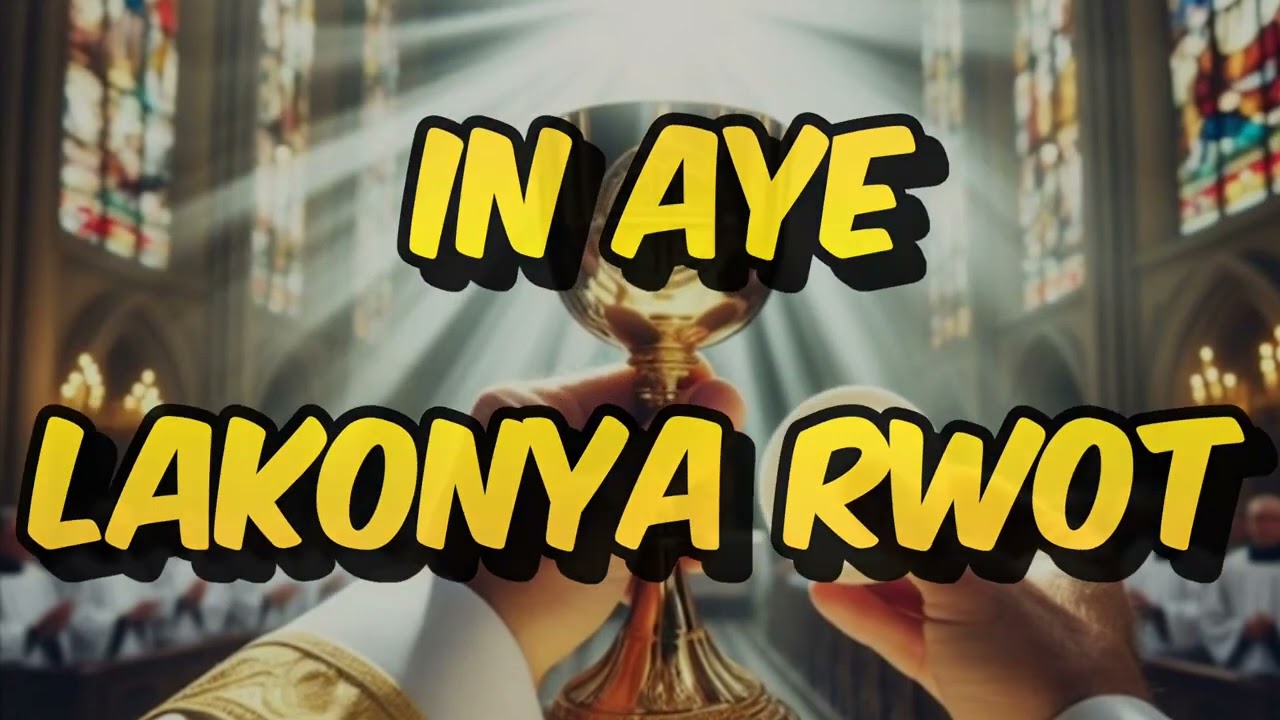 Yesu an amegi do lyrics video _ Gulu Archdiocese choir