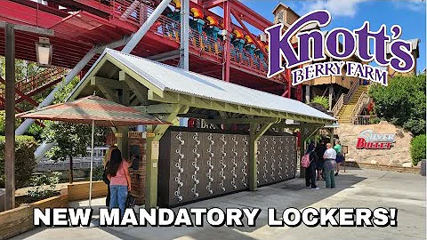 New Mandatory Ride Lockers!! | Knott's Berry Farm Vlog #54 | 9/12/25