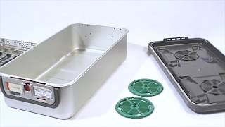 Function control and inserting barrier microStop® container
