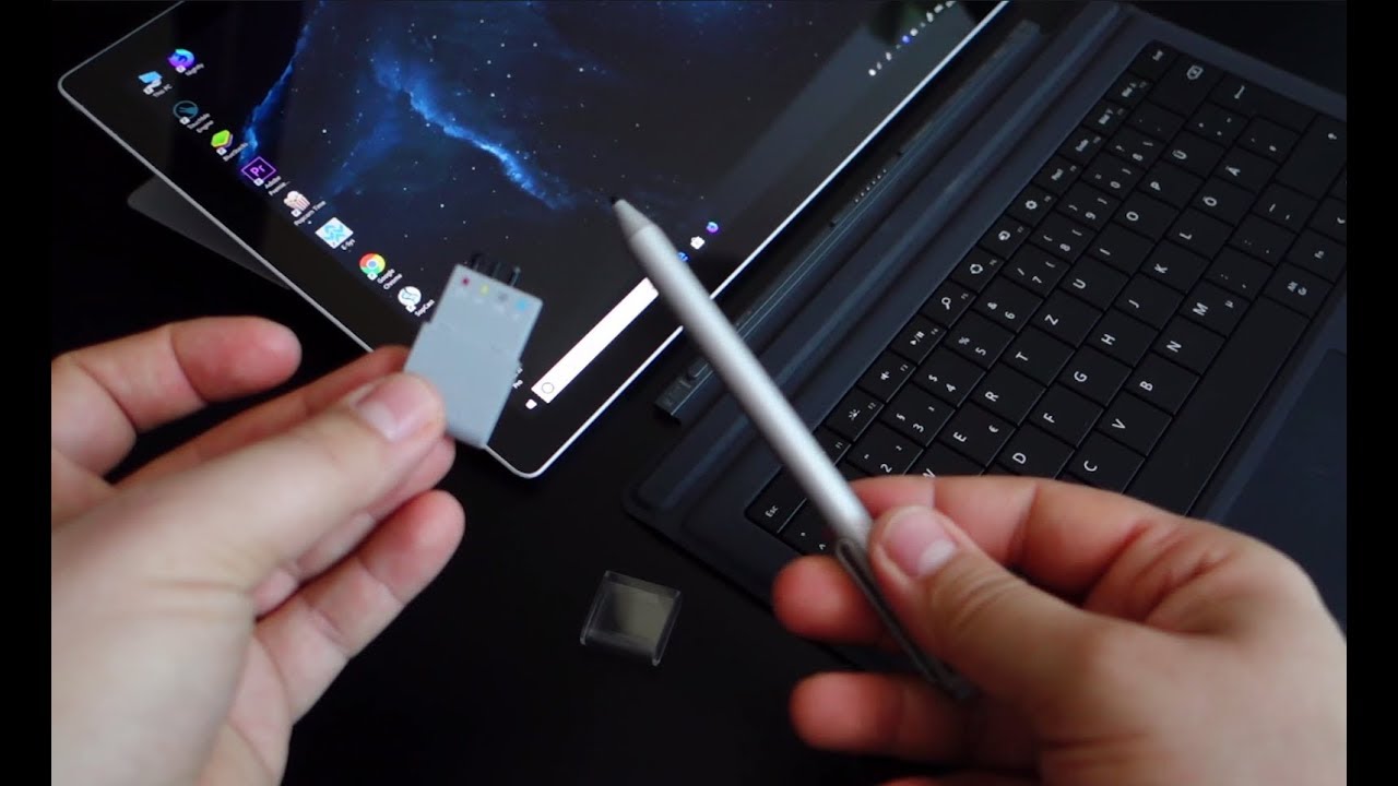 How to change the Surface Pen tip replace pen tip surface pen pro 4 -  YouTube