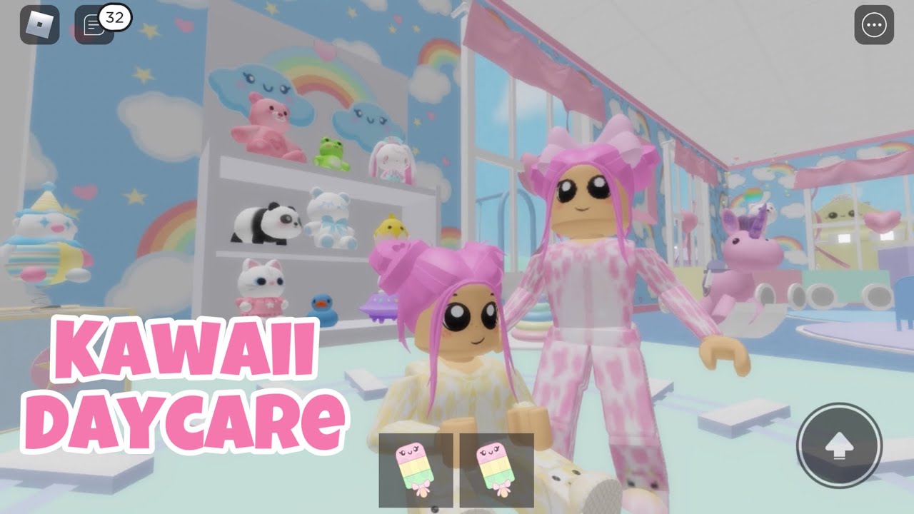 CRECHE MAIS KAWAII DO ROBLOX (Kawaii Daycare) 