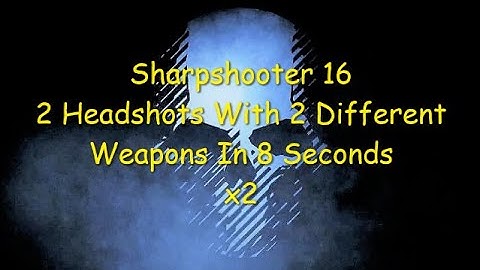 Ghost Recon Breakpoint : Sharpshooter Rank 16 : 2 Headshots With 2 Different Weapons In 8 Seconds x2