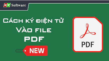 Cách ký điện tử vào file PDF - hợp đồng điện tử | NT Software