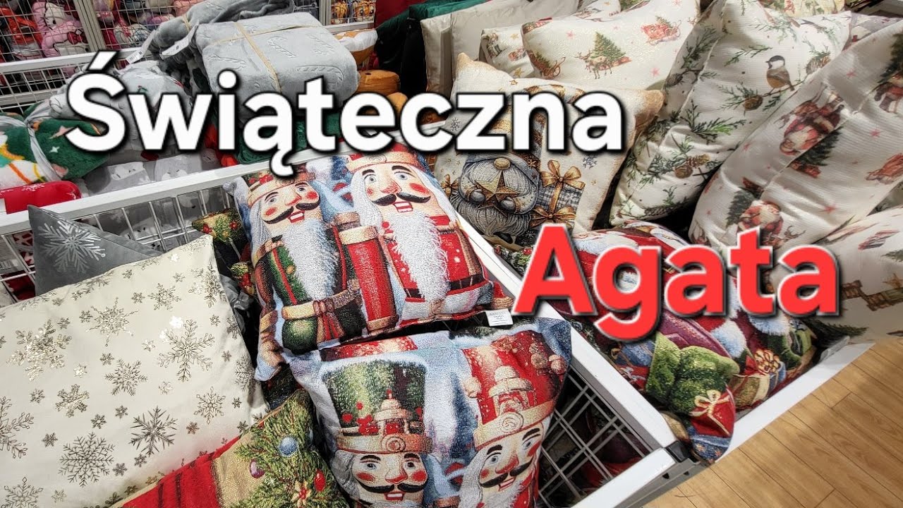 AGATA: Świąteczne poduszki i poszewki