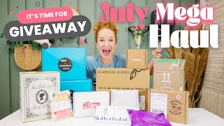 2023's Biggest Haul Yet! Monthly Mega Haul for July & my Birthday + GIVEAWAYS!