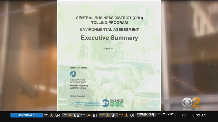 MTA plan details congestion pricing