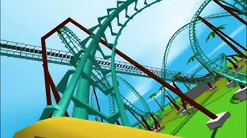 Proof that Kumba works with a Corkscrew. Ultimate Coaster 2.