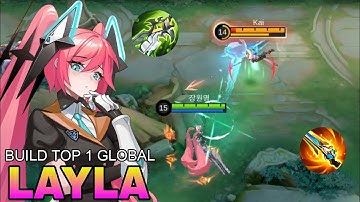 LAYLA NEW ABNORMAL DAMAGE!🔥 (must try) LAYLA BEST HIGH DAMAGE HACK BUILD 2025!!