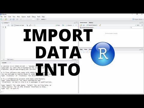 Video: Hvordan importerer jeg RData til R?