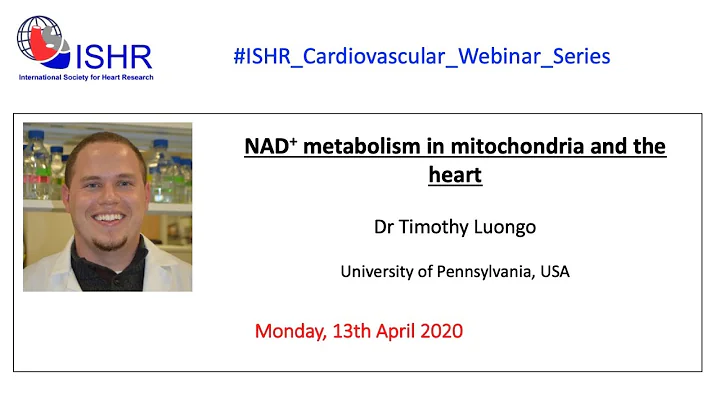 Dr Timothy Luongo - "NAD+ metabolism in mitochondr...