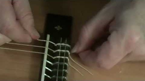 Change Classical Guitar Strings - Step by Step Instructions