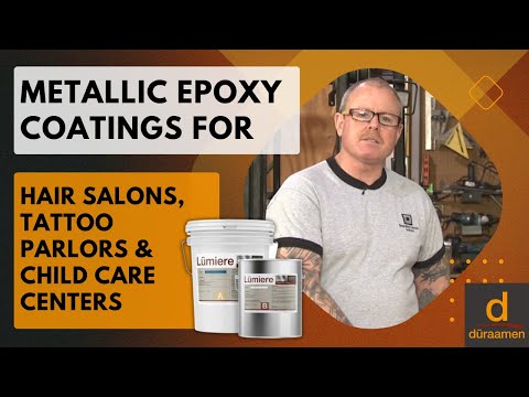 Metallic Epoxy Coatings for Hair Salons, Tattoo Parlors & Child Care Centers