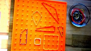 Geoboard manipulative