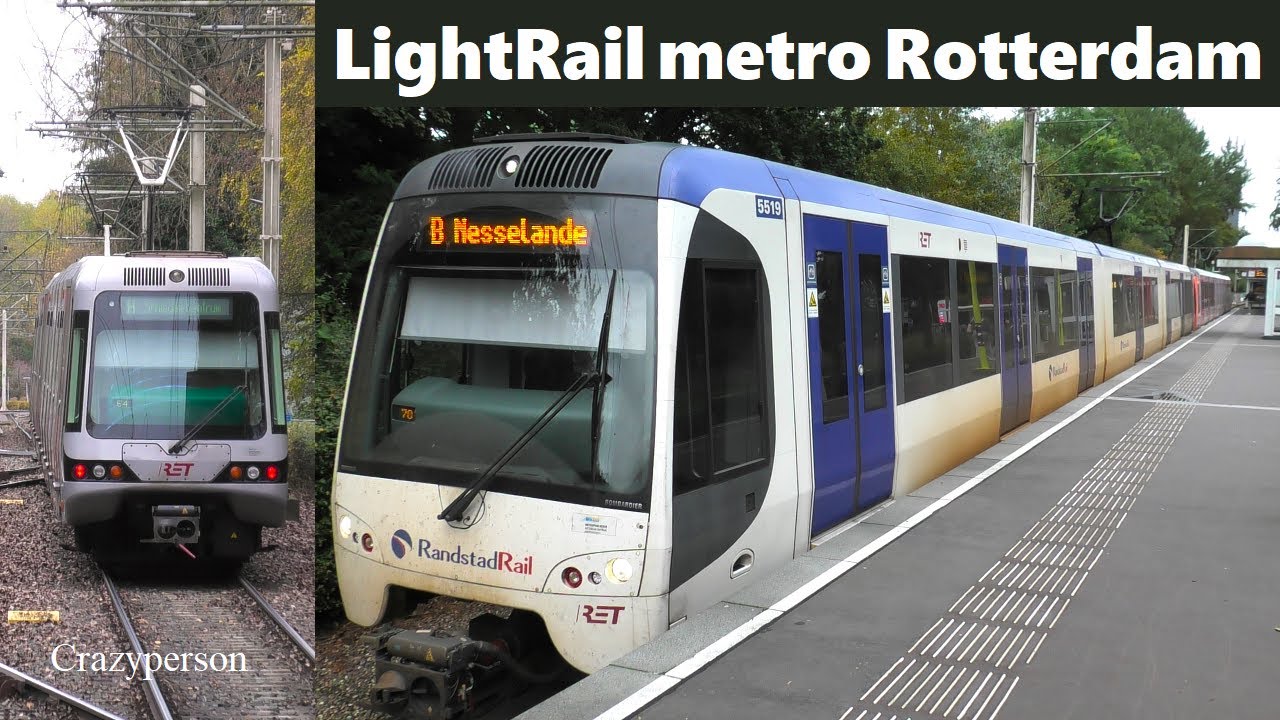 RET Sneltram Metro Rotterdam Ommoord in 2024