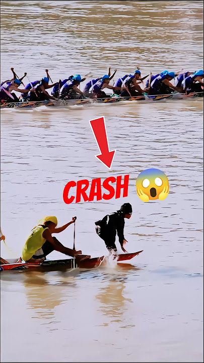 CRASH 😱 Kid Aura Farming Pacu Jalur #pacujalur #aurafarming #boatkid