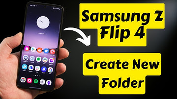 How to Create New Folder on Samsung Z Flip 4 My Files App