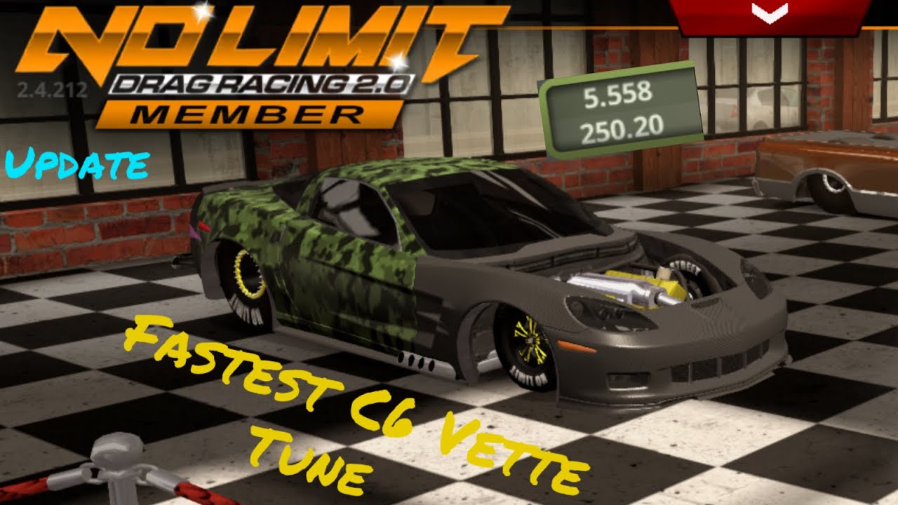 5.5 C6 Corvette Fastest Tune - No Limit Drag Racing 2