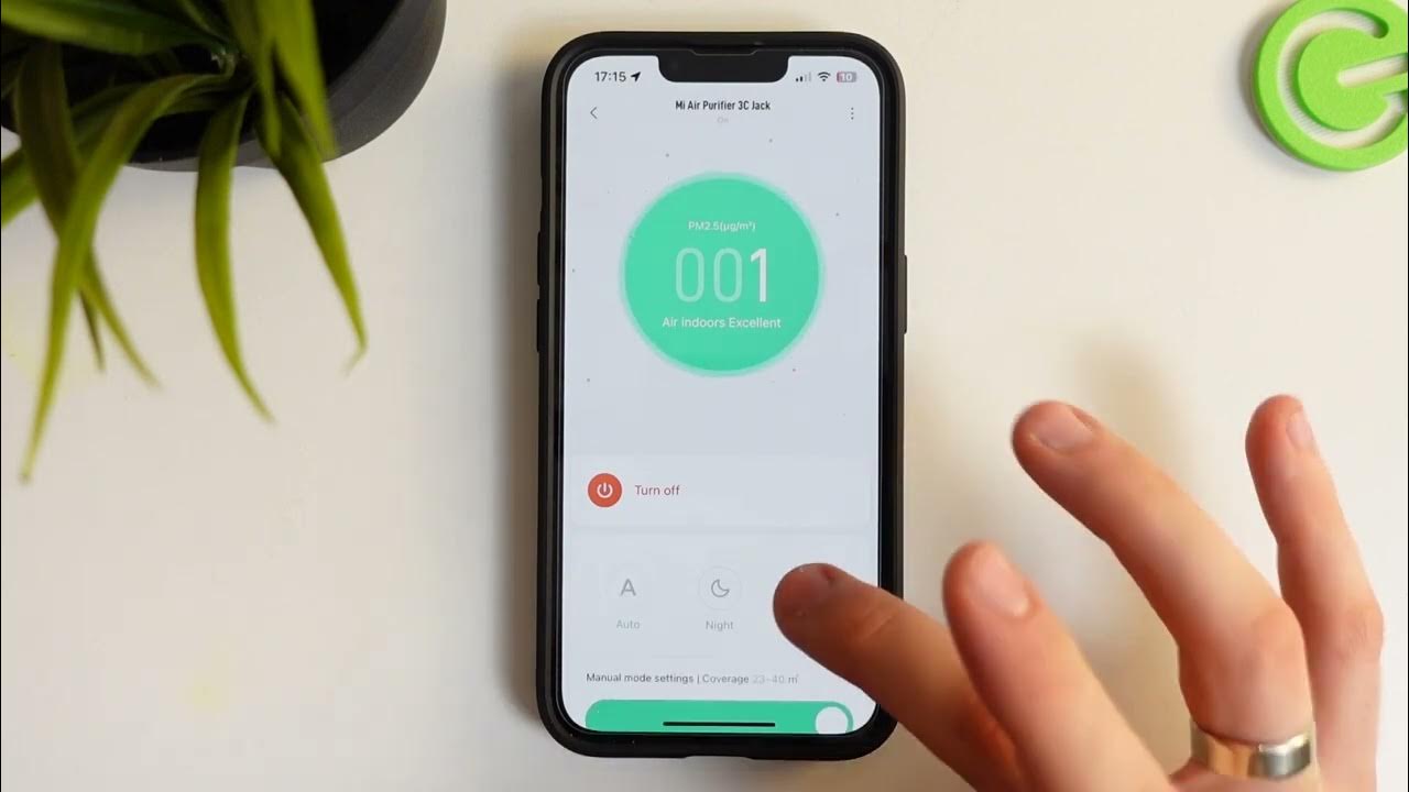 How to remotely turn on xiaomi mi air purifier 3c with the xiaomi home