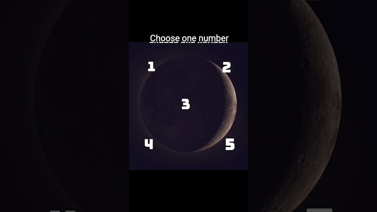 Choose one number ✨ 