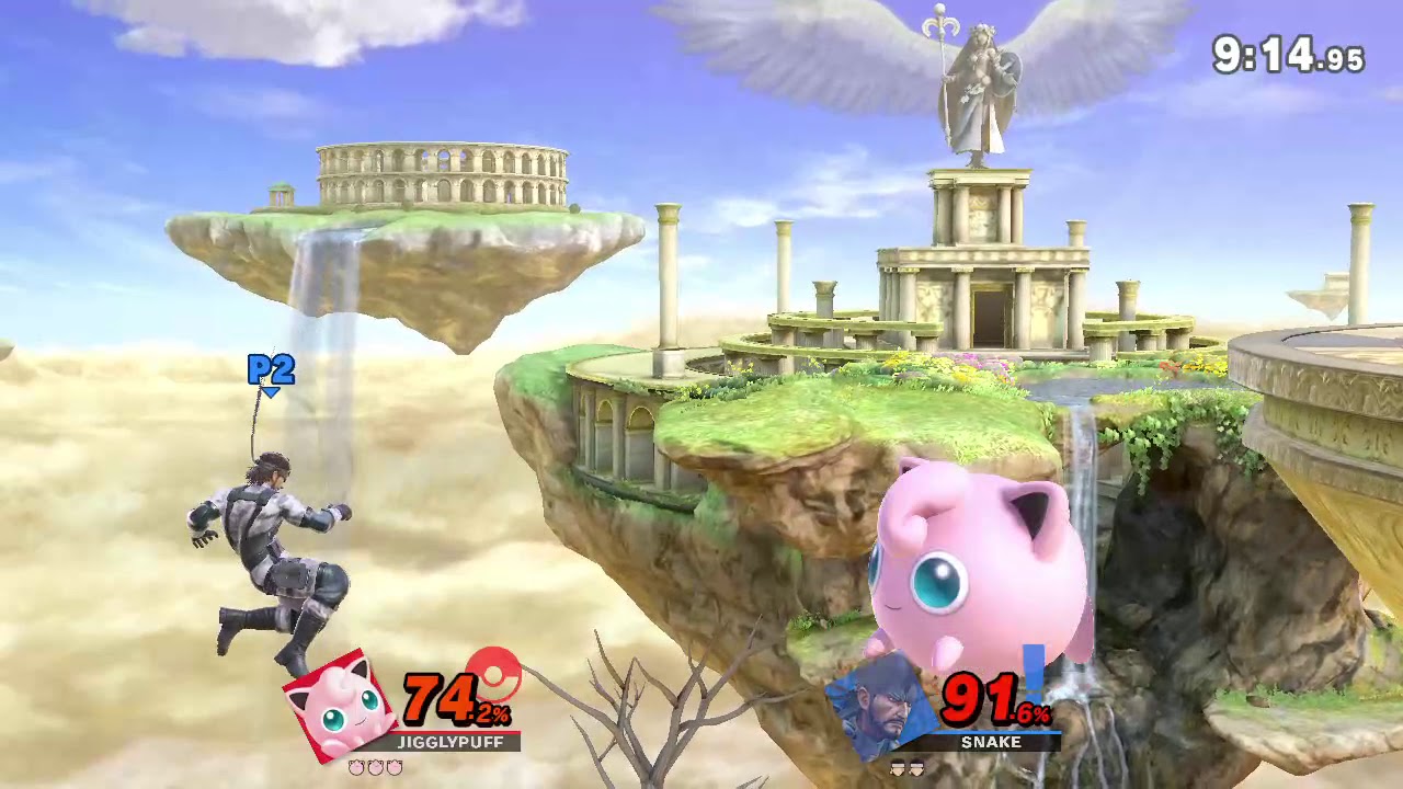 Showcase how to fight Snake as Jigglypuff