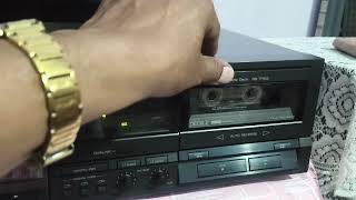 TECHNICS RS-TR155 STEREO DOUBLE CASSETTE DECK/CONTACT: 8709419695 PRICE: 14000/-