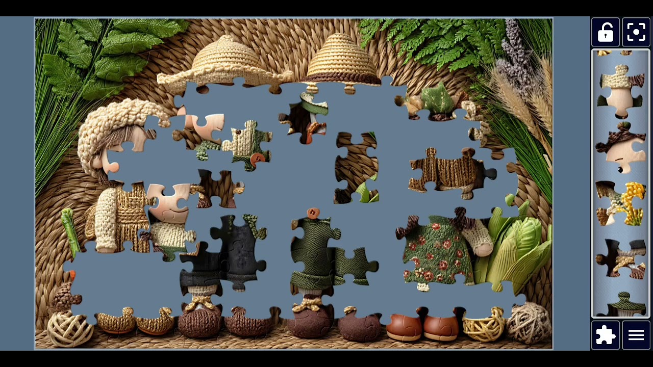 Artisan Made Children's Dolls Jigsaw Puzzle 🧩 High Resolution Picture | Relaxing Puzzle Sound |
