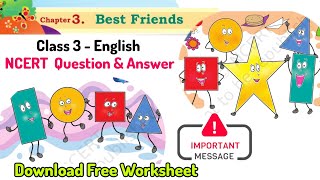 Best Friends - Class 3 English (NCERT/CBSC)