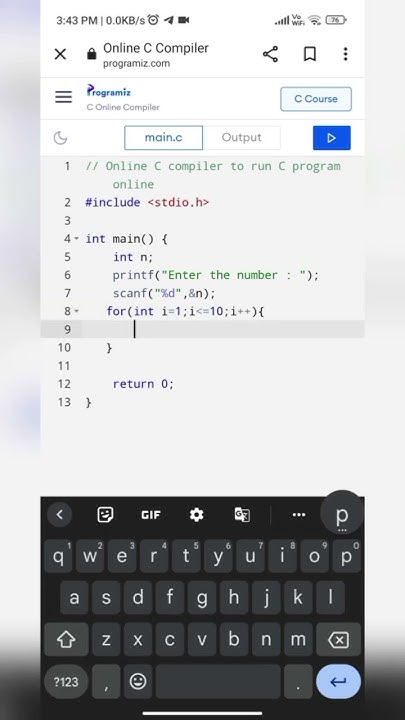 How to print table in c programming #programming #c #c++#java # ...