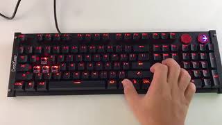 Coolkiller Red Led Gaming Mechanical Keyboard Blue Switch