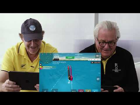 ⁣Ken Read & Bruno Troublé Play e-PRADA Cup Presented by Pirelli.
