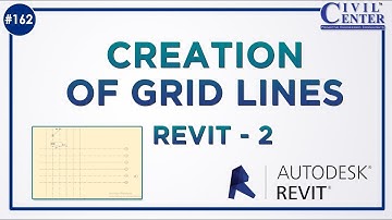 Revit Structure : 2. How to  create  Grid Lines in REVIT.