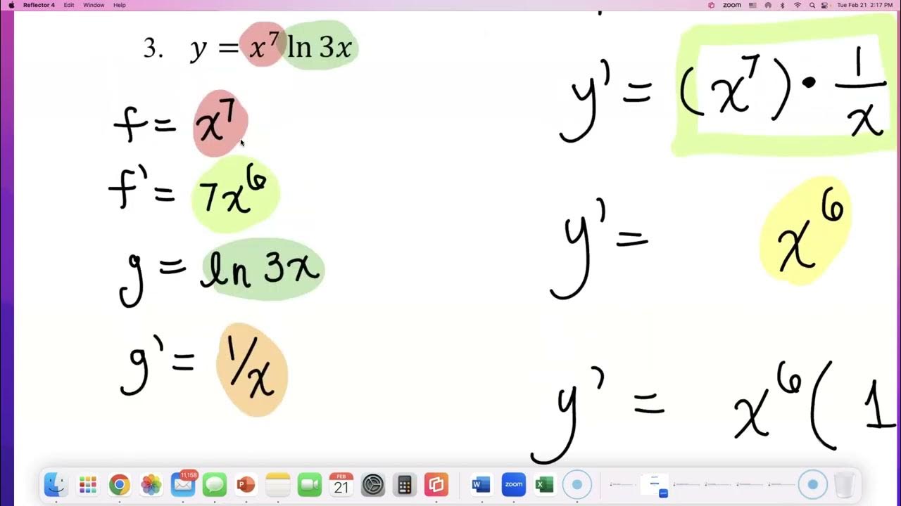 MTH 261 Section 2 3 Derivatives Of Natural Log Functions Examples On mth-261-section-2-3-derivatives-of-natural-log-functions-examples-on