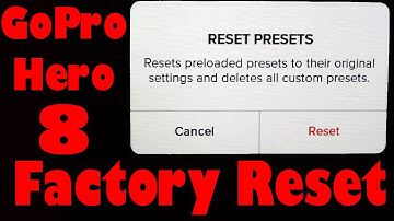 How to Reset my GoPro Hero Black 8 2020