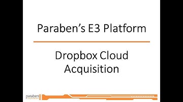 Dropbox Cloud Data Acquisition