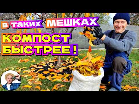 Быстрый компост в мешках готов к посадке Лайфхак который изменит ваш сад