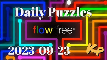 Flow Free - Daily Puzzles - 2023-09-23 - September 23rd 2023