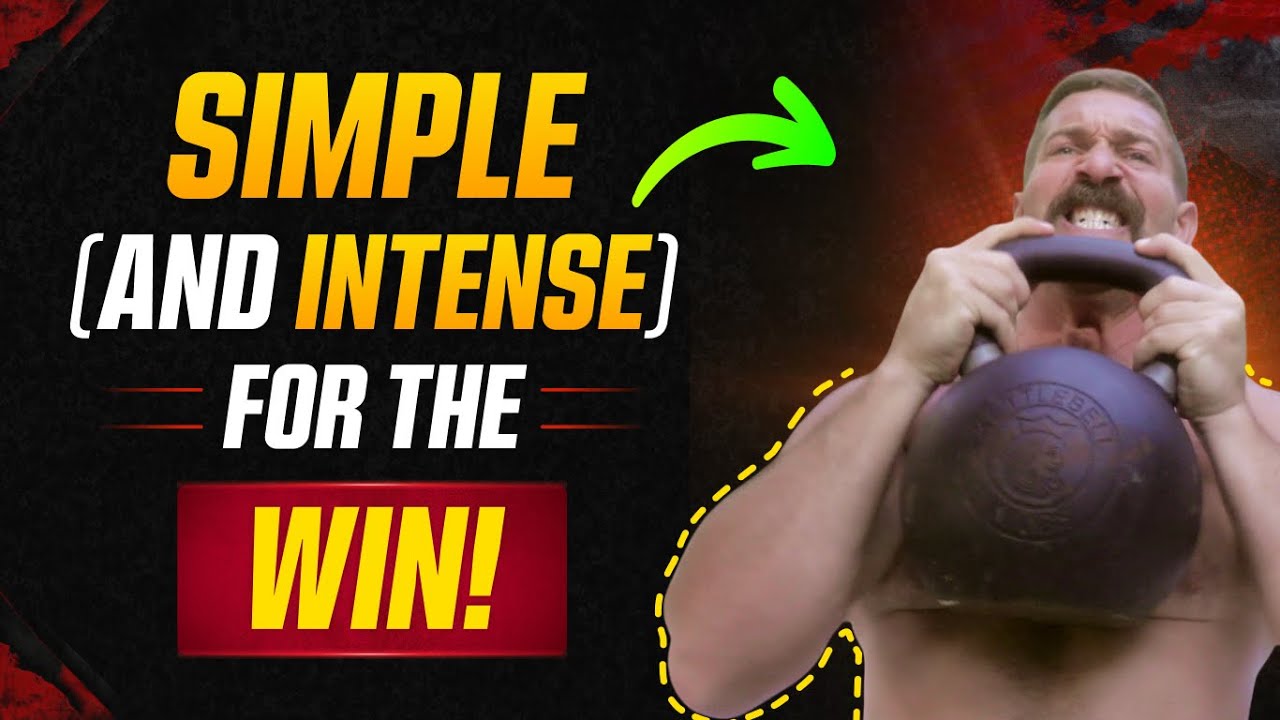 INTENSE Single Kettlebell Strongman Routine - YouTube