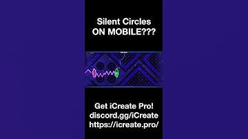 Silent Circles on IPHONE?? #icreate #mobile #hacks #geometrydash #gd #impossible