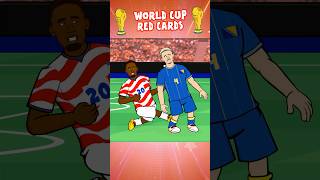 How World Cup red cards work🤣 USA vs Bosnia #worldcup #highlights #redcard