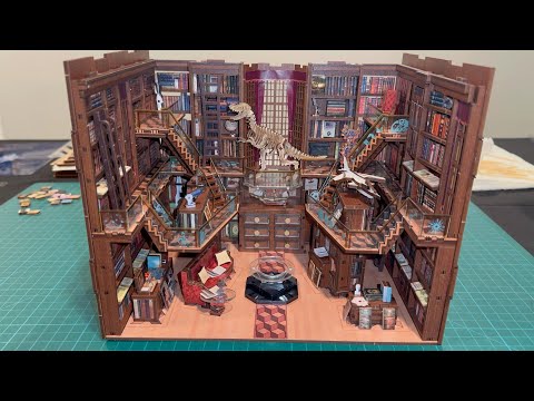 MiniCity: Wooden Book Nook Kits - Unique DIY Decorations