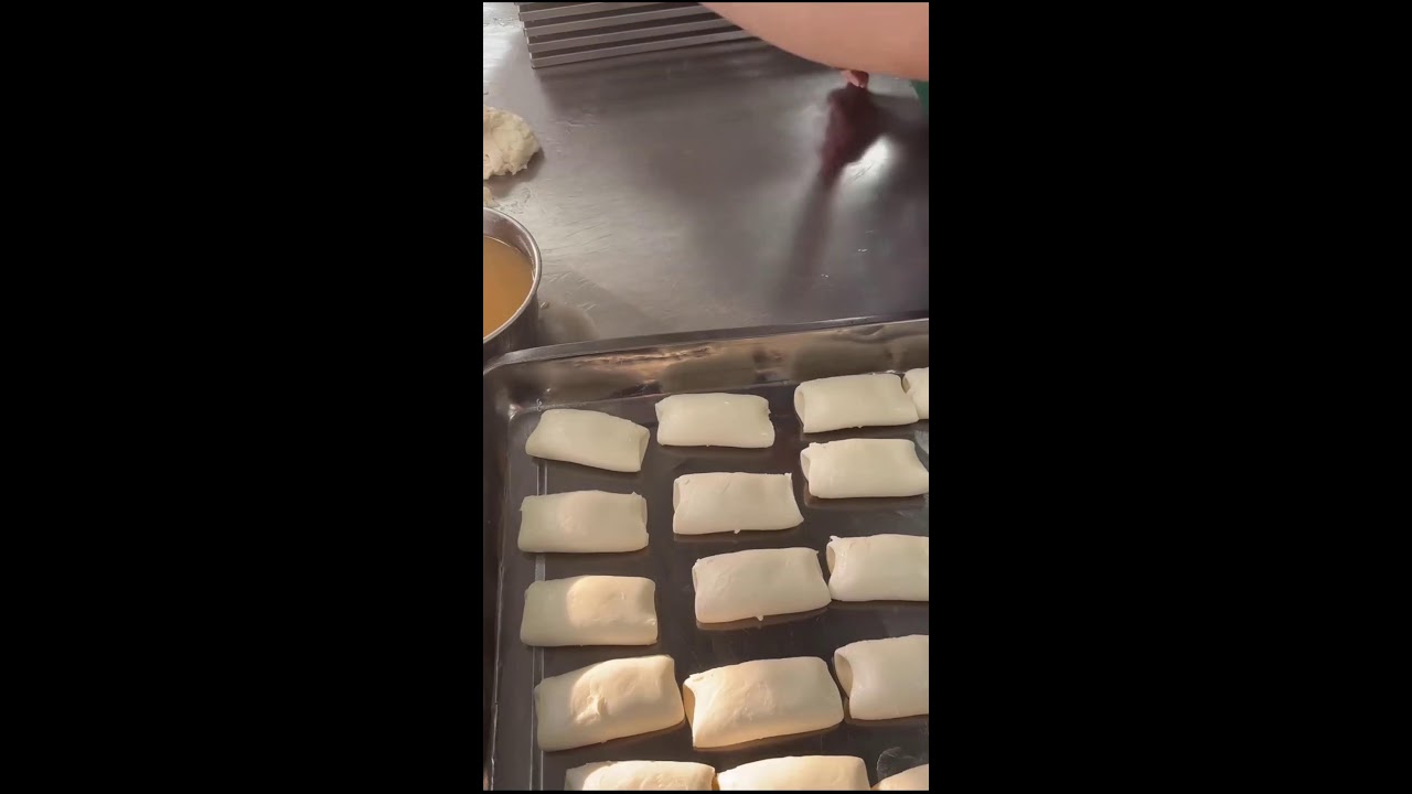 Real-Time Dough Shaping | Food Factory Workers in Action | Ambient Sounds Only