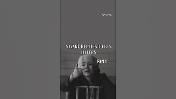 𝗦𝗔𝗩𝗔𝗚𝗘 𝗥𝗘𝗣𝗟𝗜𝗘𝗦 𝗧𝗢 𝗕𝗧𝗦 𝗛𝗔𝗧𝗘𝗥𝗦 ( 𝗣𝗮𝗿𝘁 1 ) #fypシ #bts #savage #aesthetic