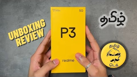 REALME P3 5G- Unboxing & Review - Tamil