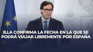 Sanidad confirma que se podrá viajar libremente por toda España a partir del 21 de junio