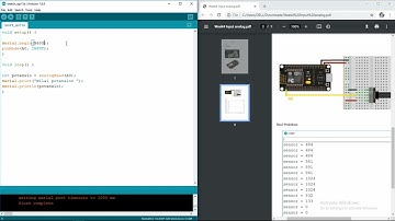 Input Analog Potensiometer dengan ESP8266