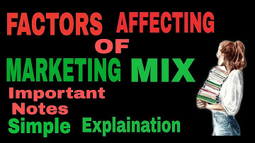 Factors affecting of marketing mix|English and Hindi|