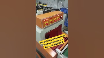 Automatic L-sealer with Shrink tunnel | heat shrink wrapping machine