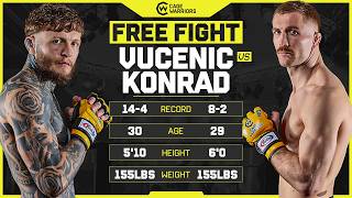 BRUTAL FINISH 😮 👊 | Jordan Vucenic VS Daniel Konrad | CW 208 London Free Fight