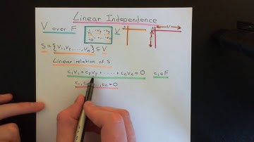 Linear Independence Part 1