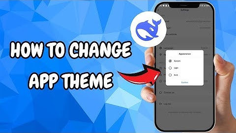 How To Change DeepSeek App Theme || Deepseek Darkmode || DeepSeek Light Mode